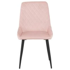 Treviso Light Oak Dining Set With Baby Pink Velvet Avery Chairs -Dining Tables Sales treviso light oak dining set with baby pink velvet avery chairs p84428 176948 zoom