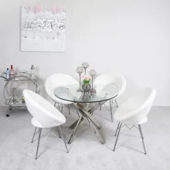 Value Nova Medium Round Dining Table -Dining Tables Sales value nova medium round dining table p52900 158997 zoom