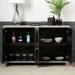 Venus 4 Door Sideboard Grey -Dining Tables Sales venus 4 door sideboard grey p81307 178695 zoom