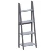 Vida Designs Bristol 4 Tier Step Ladder Bookcase - Grey