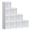Vida Designs Durham 10 Cube Staircase Storage Unit - White