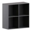 Vida Designs Durham 2x2 Cube Storage Unit - Black