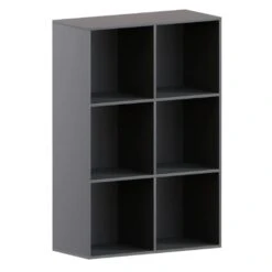 Vida Designs Durham 2x3 Cube Storage Unit - Black
