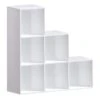 Vida Designs Durham 6 Cube Staircase Storage Unit - White