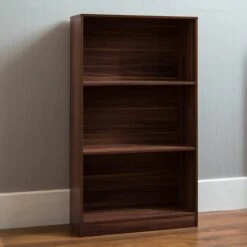 Walnut 3 Tier Bookcase -Dining Tables Sales walnut 3 tier bookcase p53690 70229 zoom