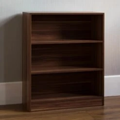 Walnut 3 Tier Low Bookcase 10 Walnut 3 Tier Low Bookcase -Dining Tables Sales walnut 3 tier low bookcase p53702 70351 zoom