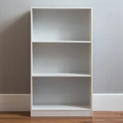 White 3 Tier Bookcase -Dining Tables Sales white 3 tier bookcase p53691 70252 zoom