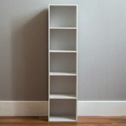 White 5 Tier Cube Bookcase -Dining Tables Sales white 5 tier cube bookcase p53727 70731 zoom