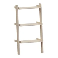 York 3 Tier Pine Ladder Bookcase