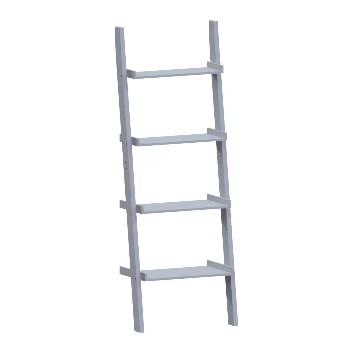 York 4 Tier Grey Ladder Bookcase 1 York 4 Tier Grey Ladder Bookcase