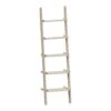 York 5 Tier Pine Ladder Bookcase